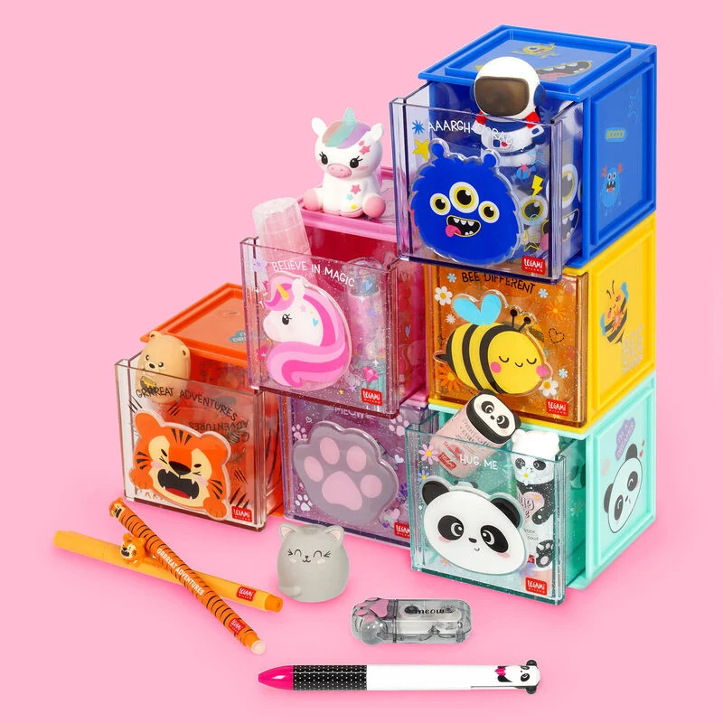Legami - Box Componibile da Scrivania Cutie Cube - Kitty