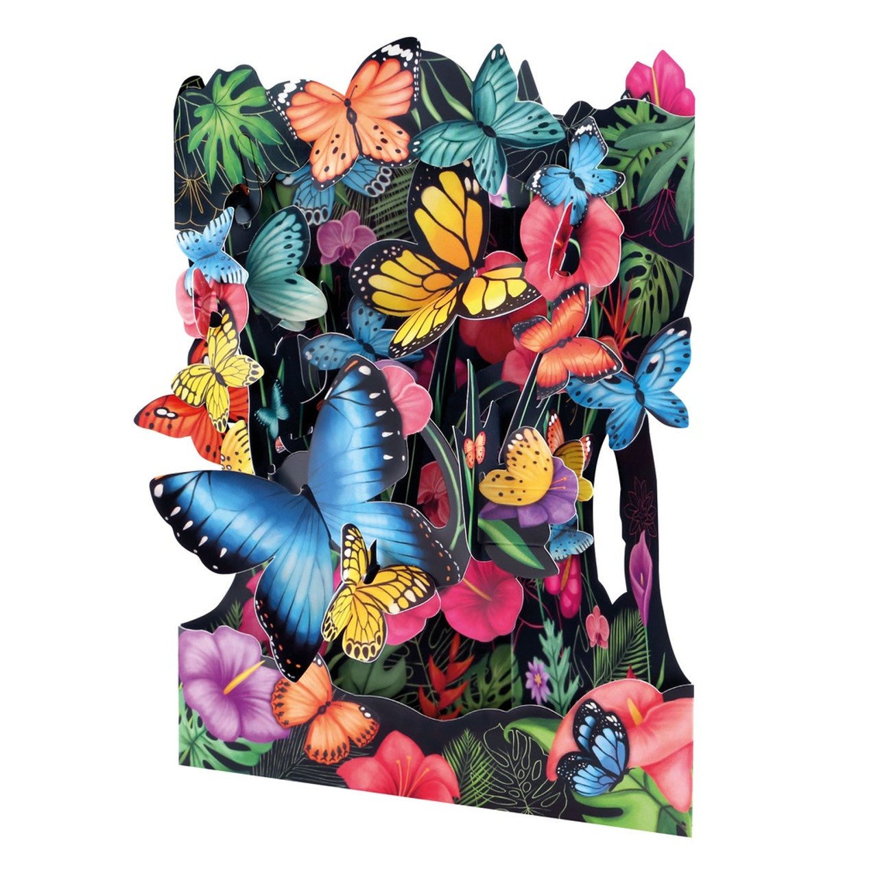 Santoro Swing Cards 3D Pop-Up - Farfalle Tropicali