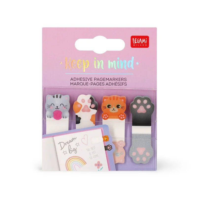 Legami - Segnapagina Adesivi - Keep in Mind - Kitty