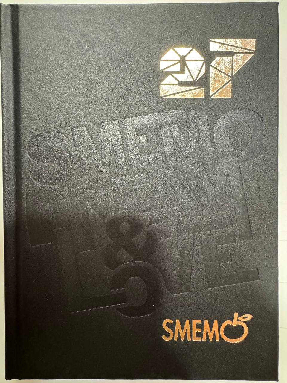 Diario 16 mesi Classic 2026/2027 - Nero/Gold Con Scritta