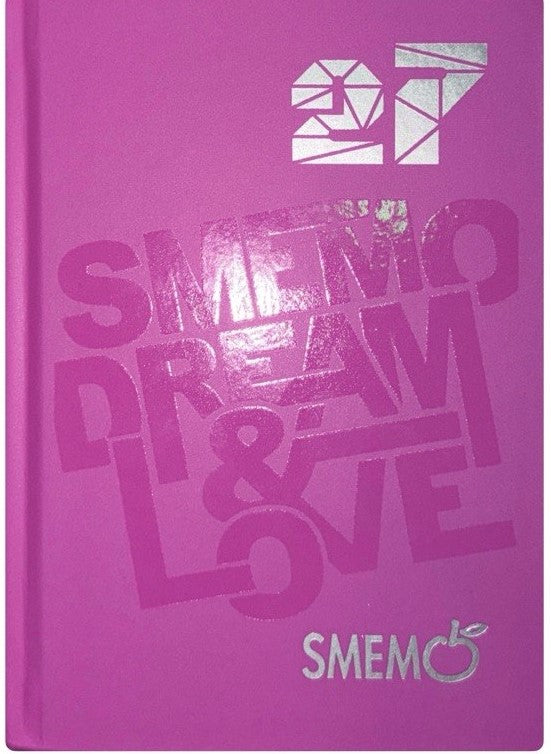 Diario 16 mesi Classic 2026/2027 - Fucsia con scritta
