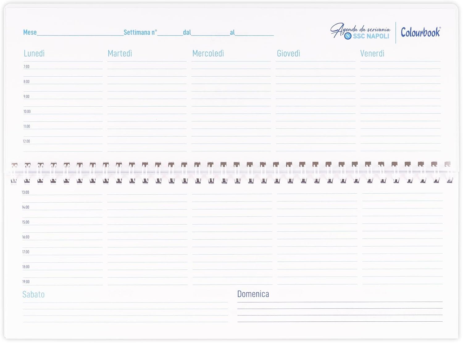 Mini planning da scrivania 29×10 cm SSC Napoli Winner