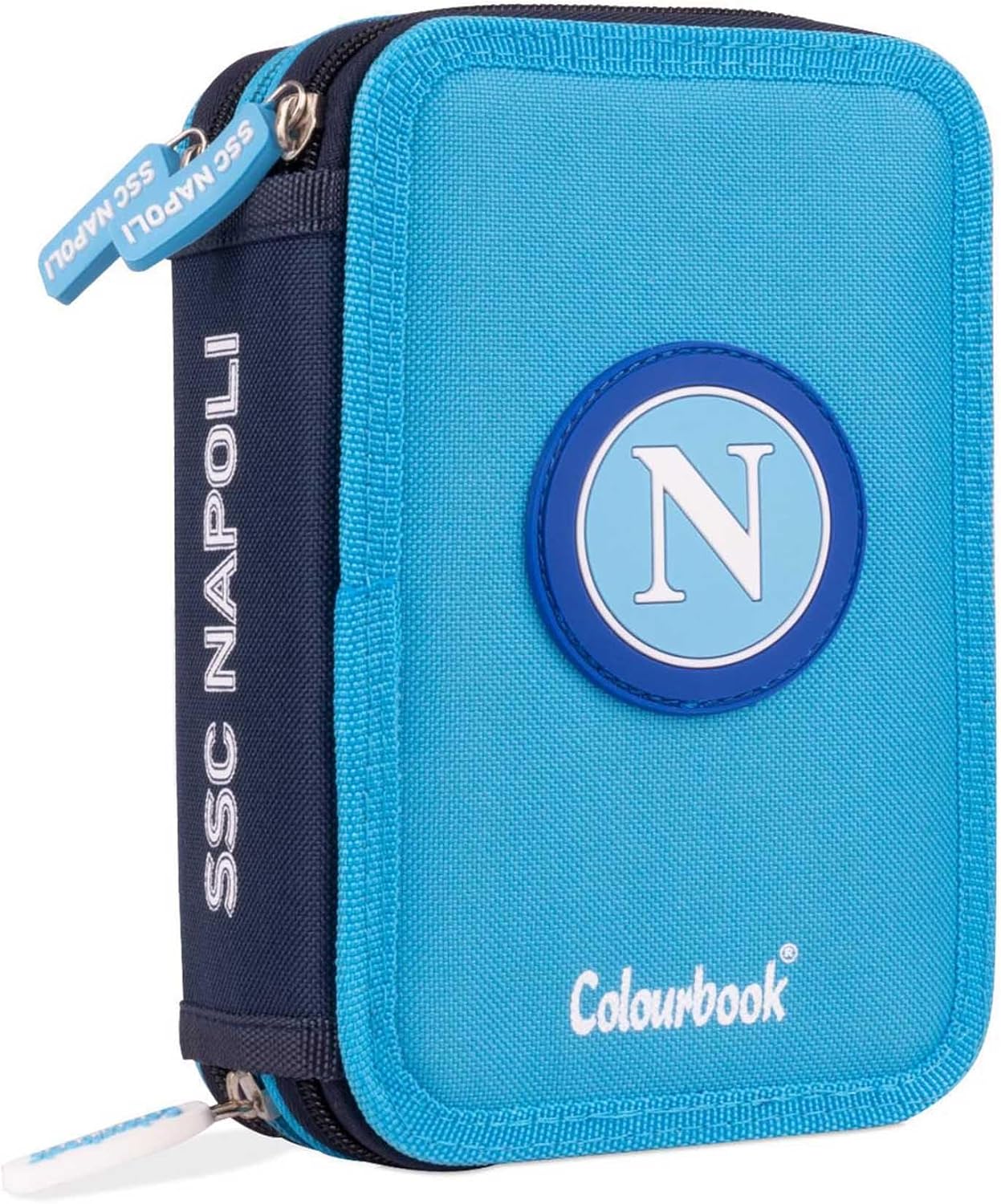 Astuccio 3 zip SSC Napoli Azzurro