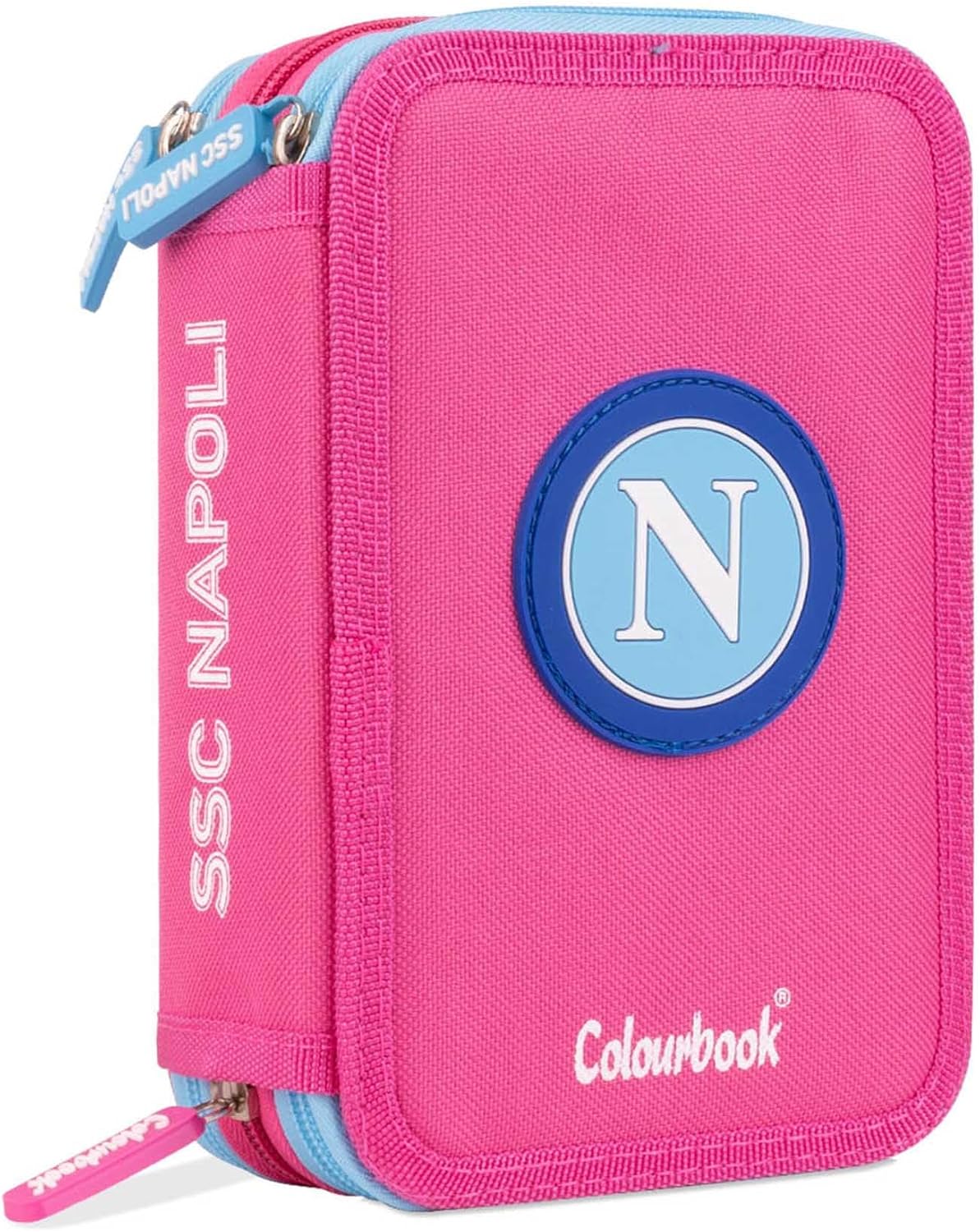 Astuccio 3 zip SSC Napoli Rosa