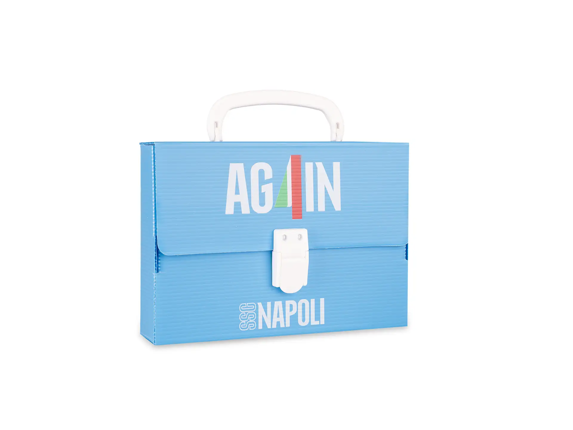 Mini valigetta Minipoly SSC Napoli Again - Azzurro