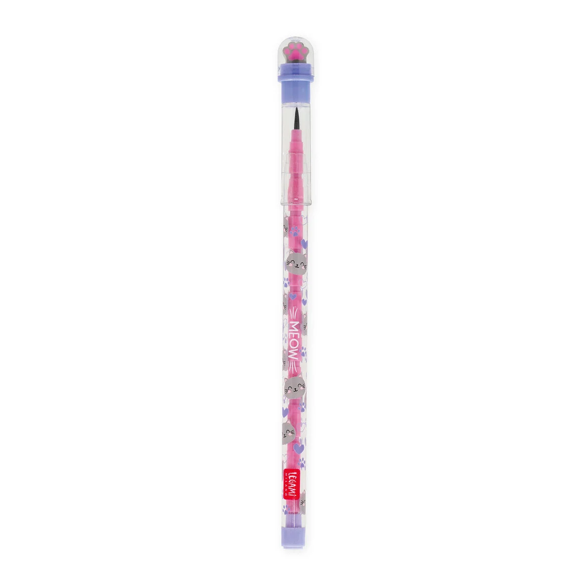 Legami - Matita Impilabile con Gomma Take a Tip - Kitty