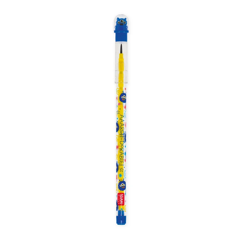 Legami - Matita Impilabile con Gomma Take a Tip - Monster