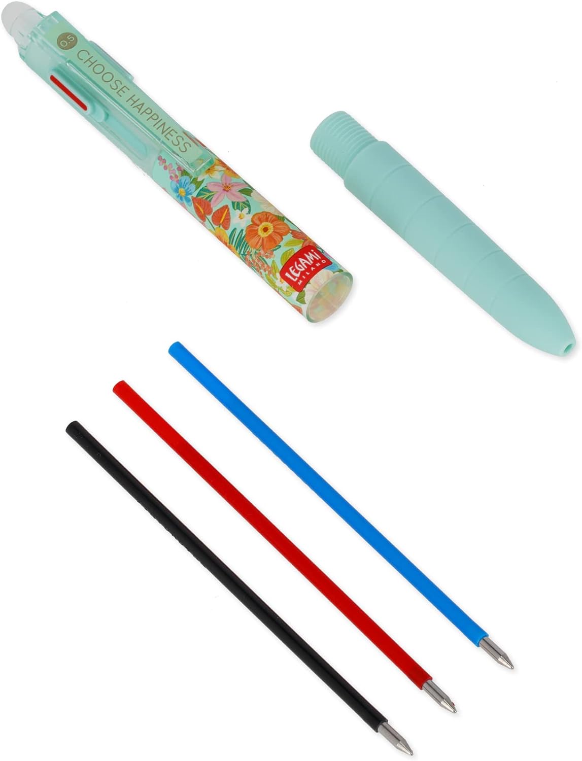 Penna gel cancellabile a 3 colori