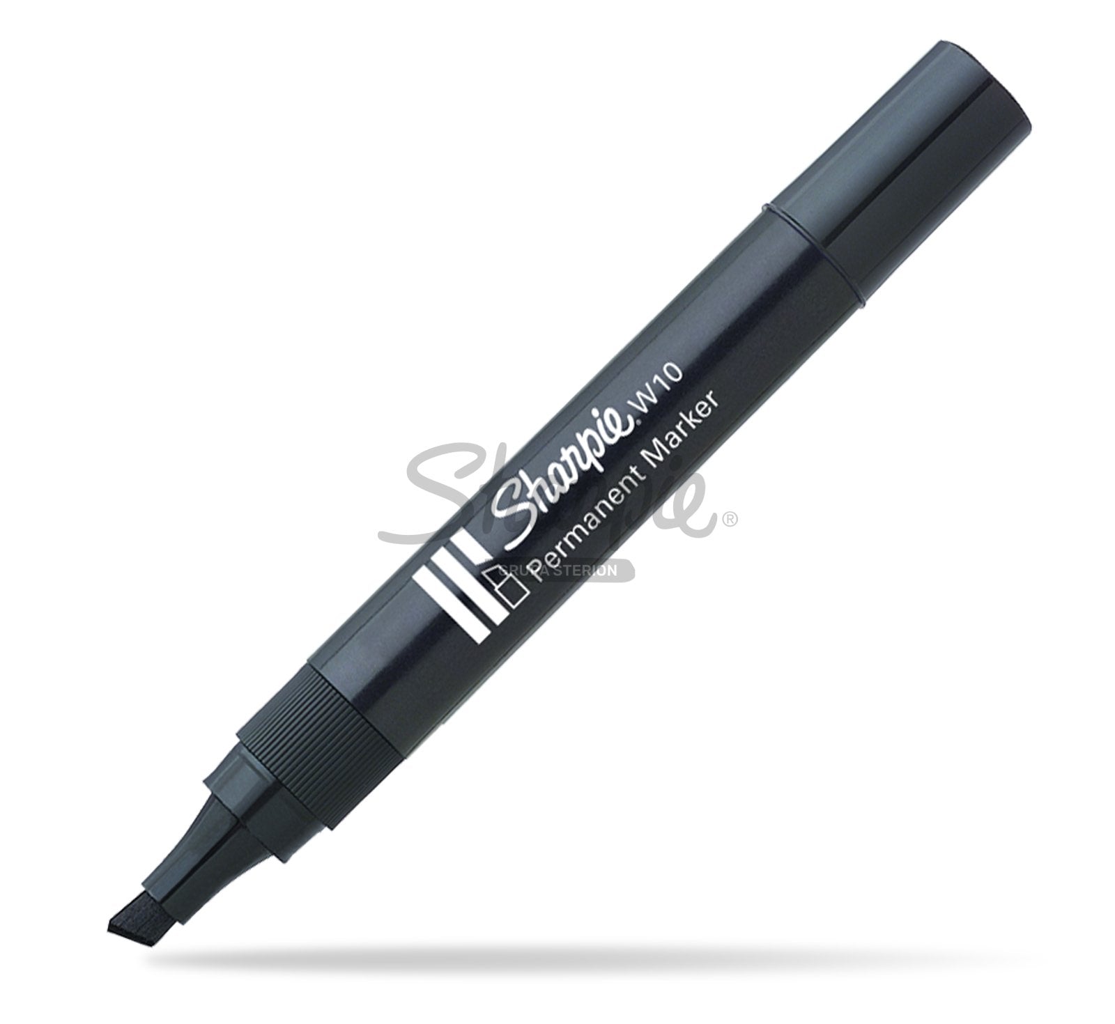 Sharpie Pennarelli indelebili W10 punta scalpello -Nero