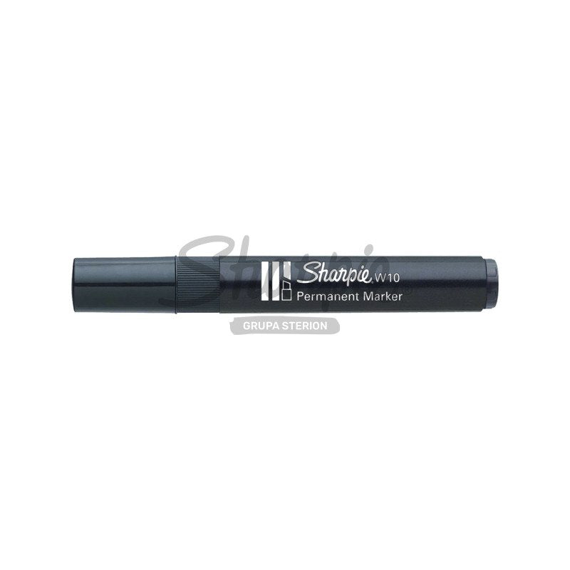 Sharpie Pennarelli indelebili W10 punta scalpello -Nero