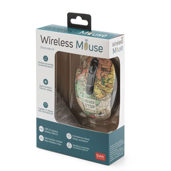 Mouse Wireless con Ricevitore USB travel