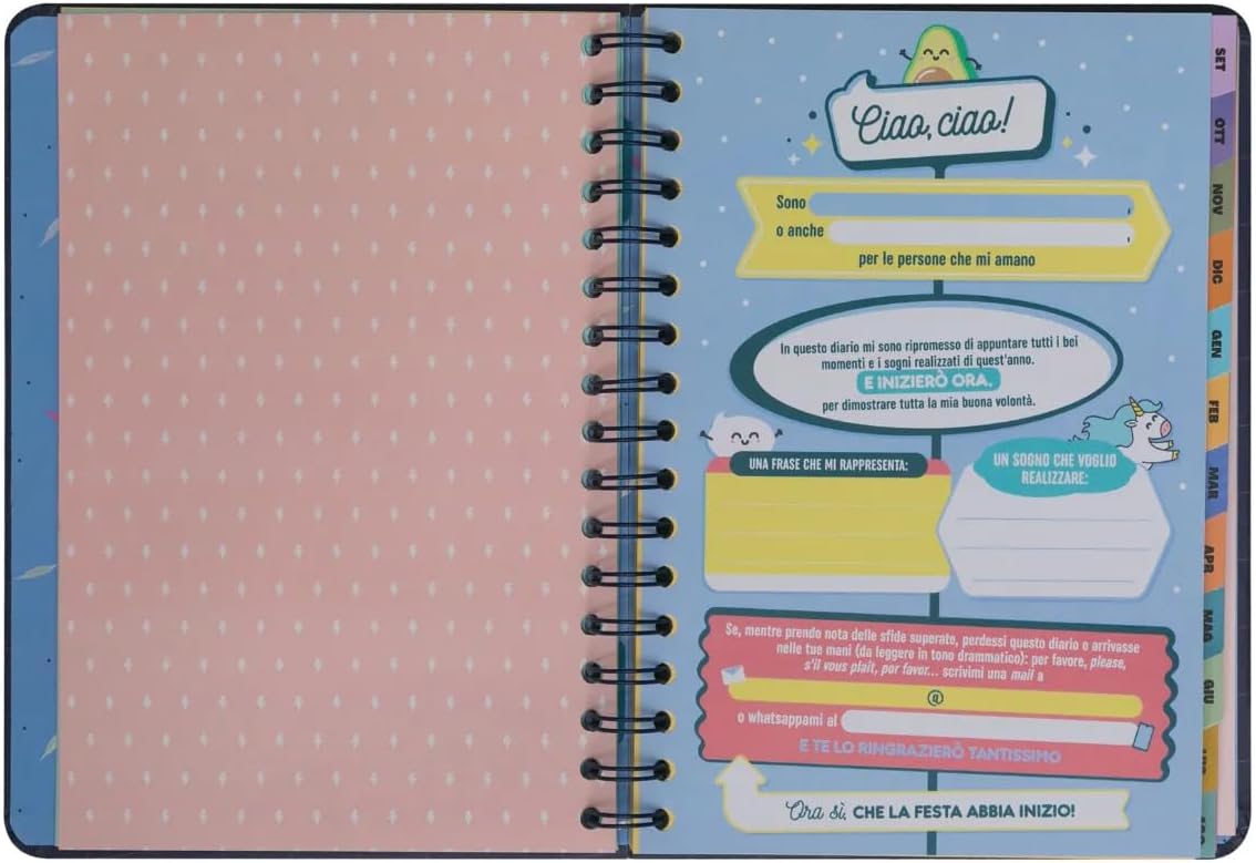 Diario scolastico Wonder 2024-2025 Settimanale Piccolo