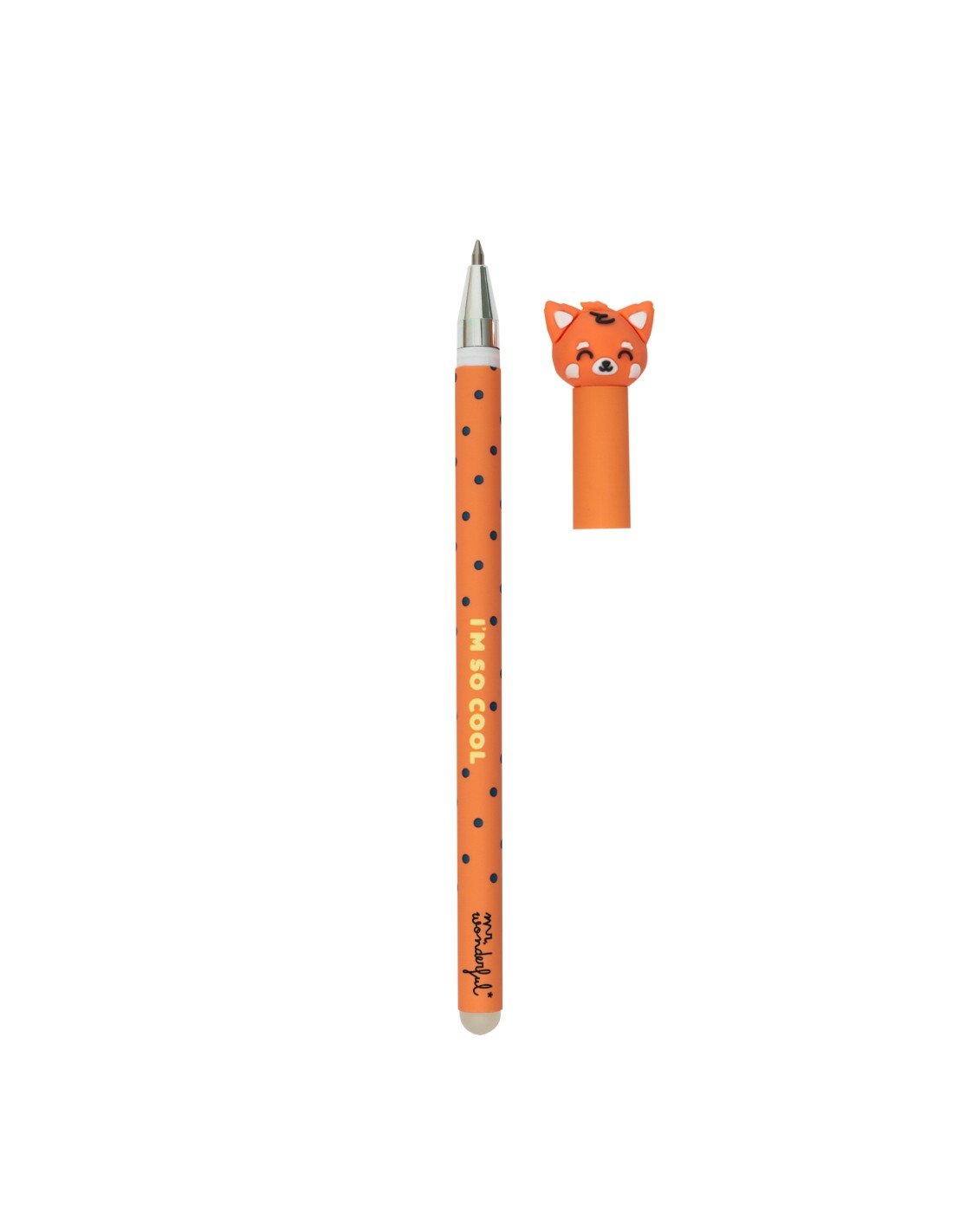 MR. WONDERFUL PENNA CANCELLABILE PANDA ROSSO INK BLU
